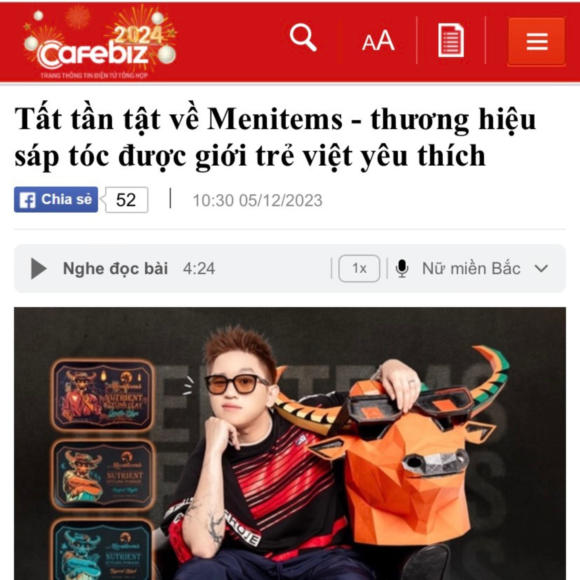 TẤT TẦN TẬT VỀ MENITEMS - THƯƠNG HIỆU SÁP TÓC ĐƯỢC GIỚI TRẺ VIỆT YÊU THÍCH