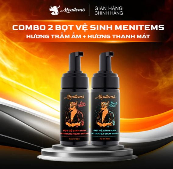 🌟 Bọt Vệ Sinh Nam Giới Menitems – Giải Pháp Vệ Sinh Toàn Diện Dành Cho Phái Mạnh