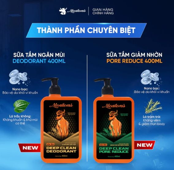 Menitems Ra Mắt Bộ Đôi Sữa Tắm Mới: Sạch Sâu – Thơm Lâu – Mượt Mà Làn Da