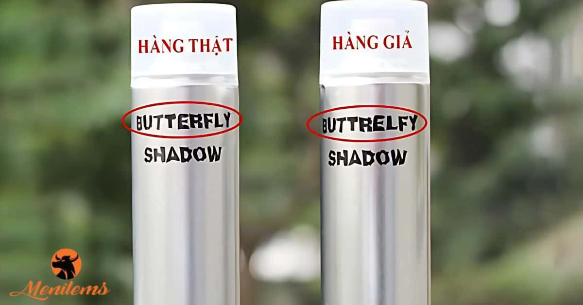 Cách Phân Biệt Gôm Xịt Tóc Butterfly Shadow Chính Hãng và Hàng Giả