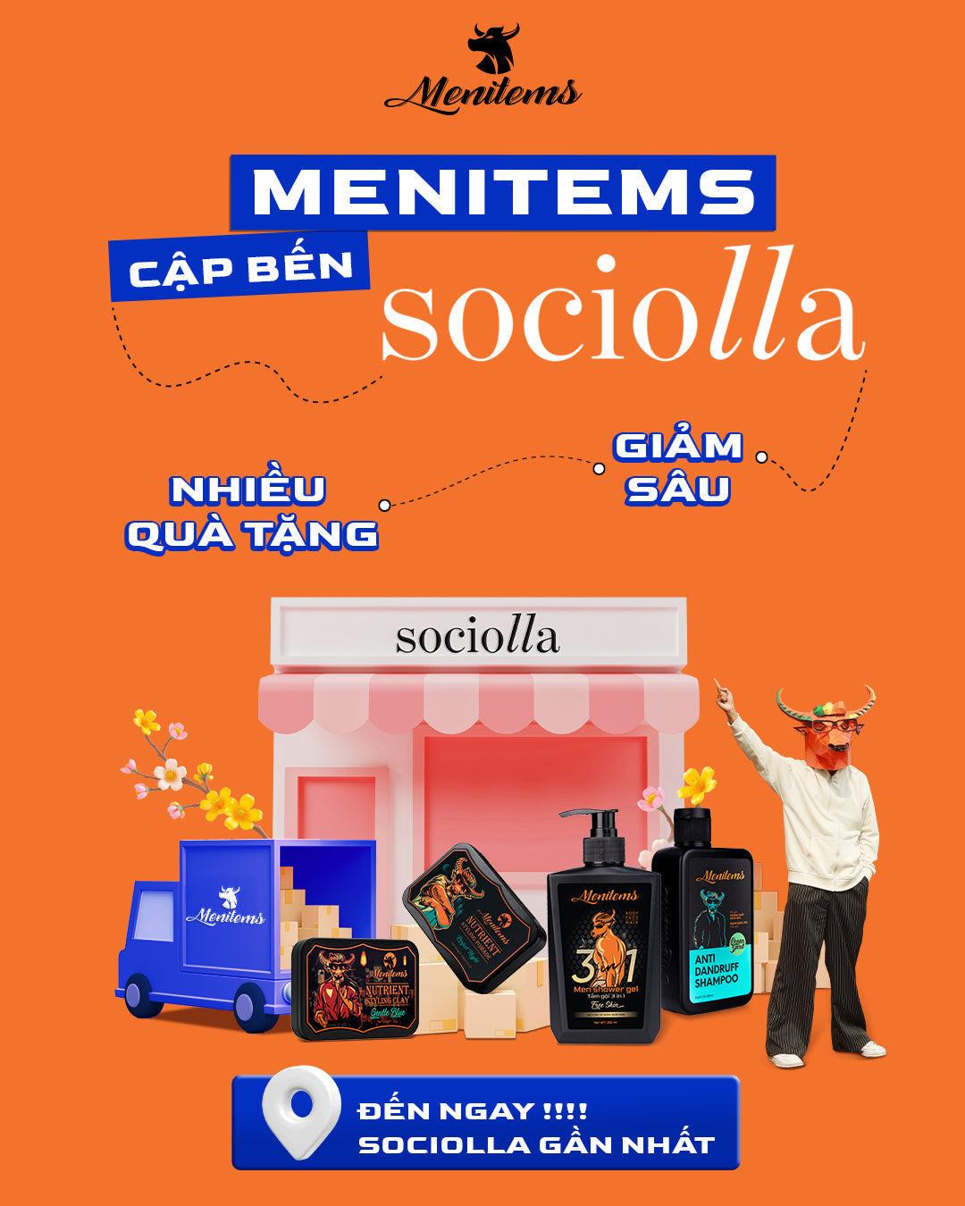 MENITEMS ĐÃ CÓ MẶT KHẮP CÁC CỬA HÀNG TRÊN TOÀN QUỐC