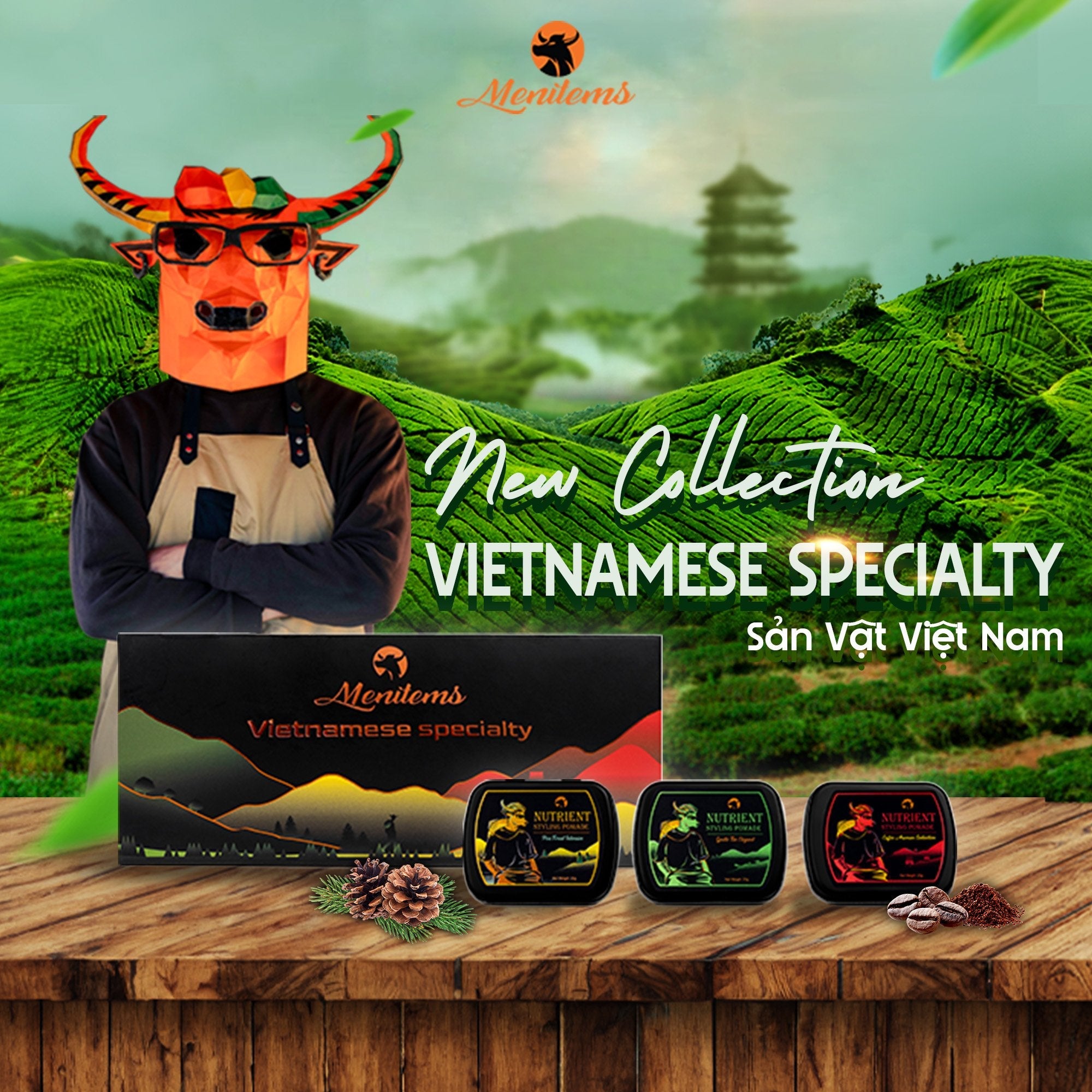 MENITEMS CHÍNH THỨC TRÌNH LÀNG BỘ SƯU TẬP SÁP DƯỠNG VIETNAMESE SPECIALTY