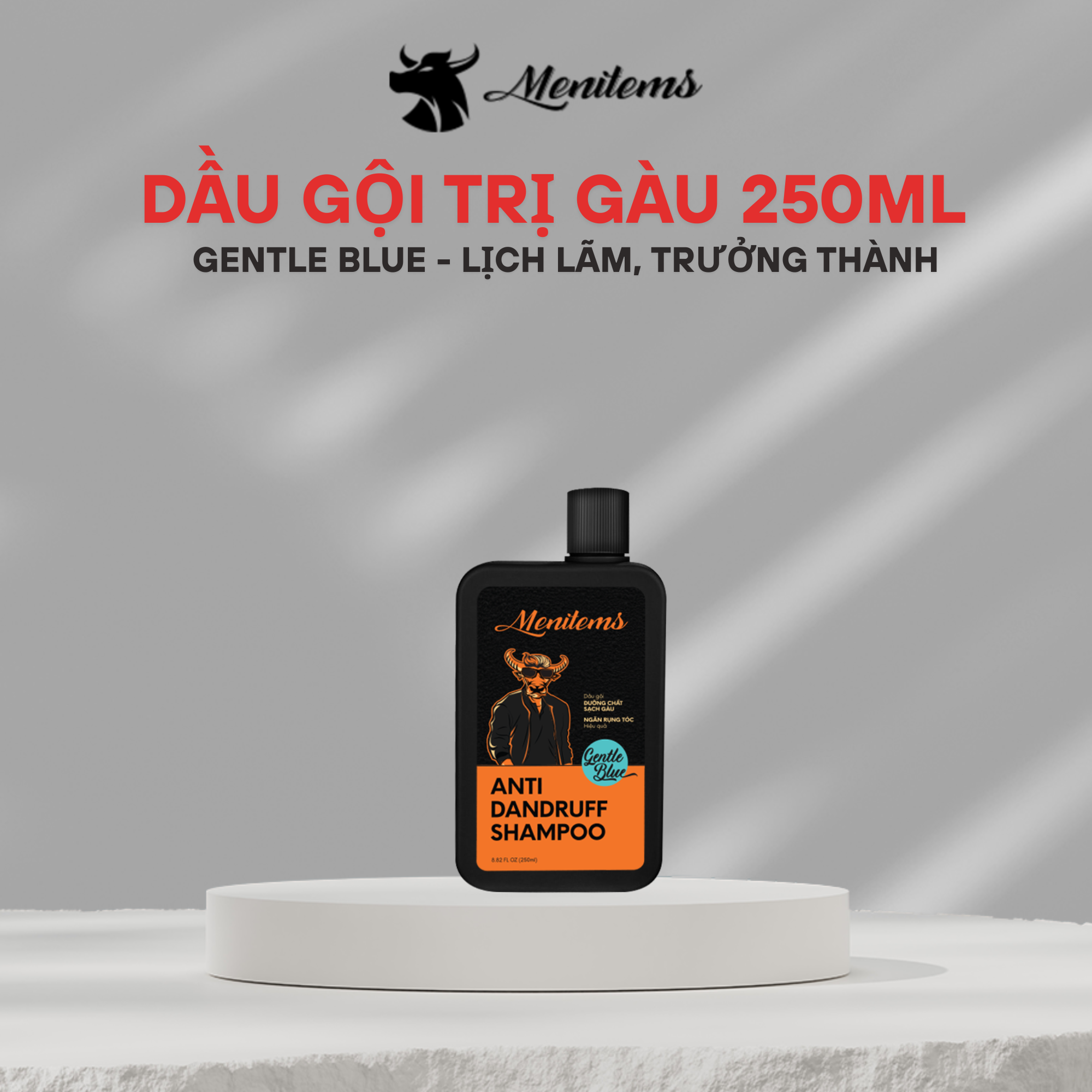 Dầu Gội Dưỡng Tóc Sạch Gàu Menitems (250/400ml)