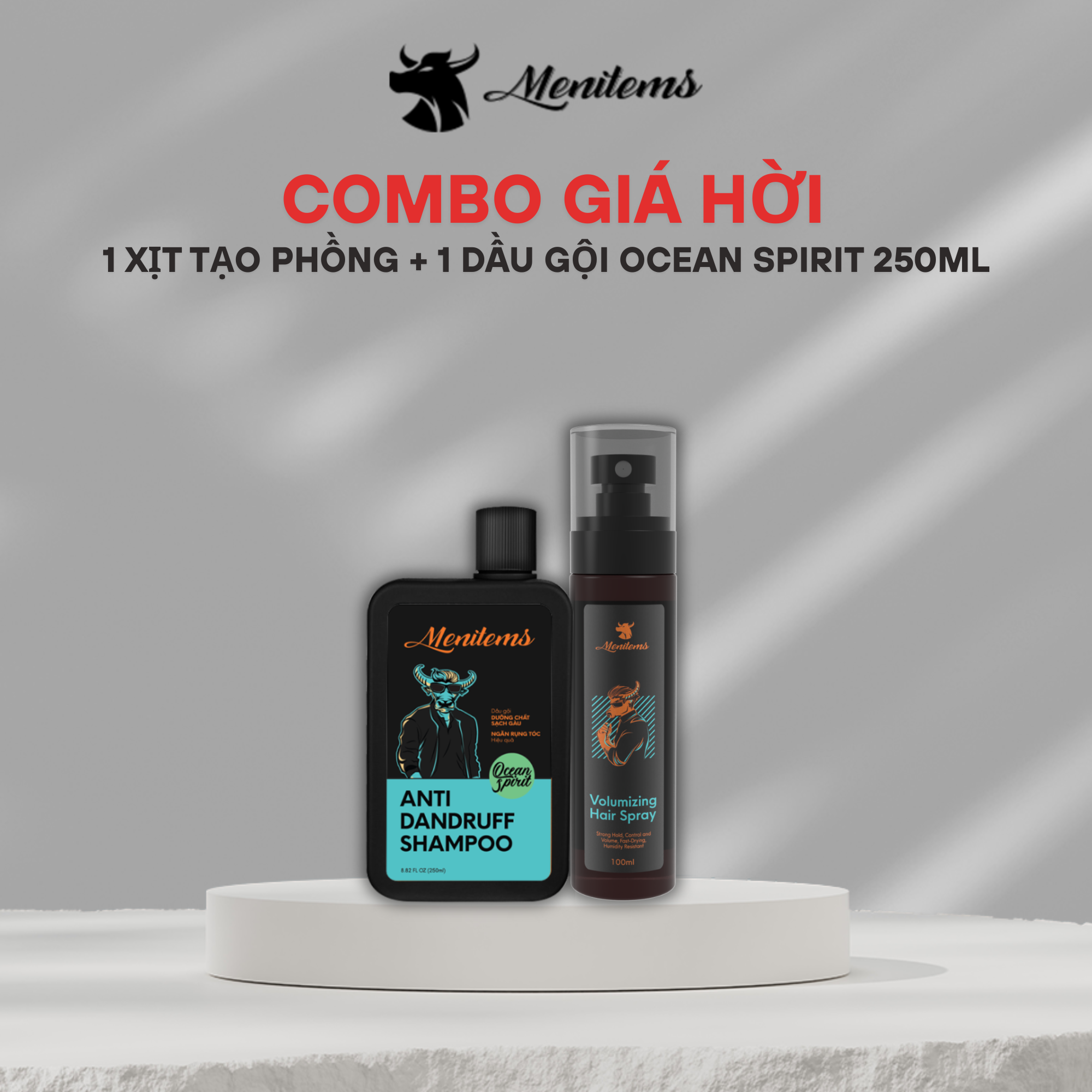 Xịt Phồng Tạo Kiểu Menitems