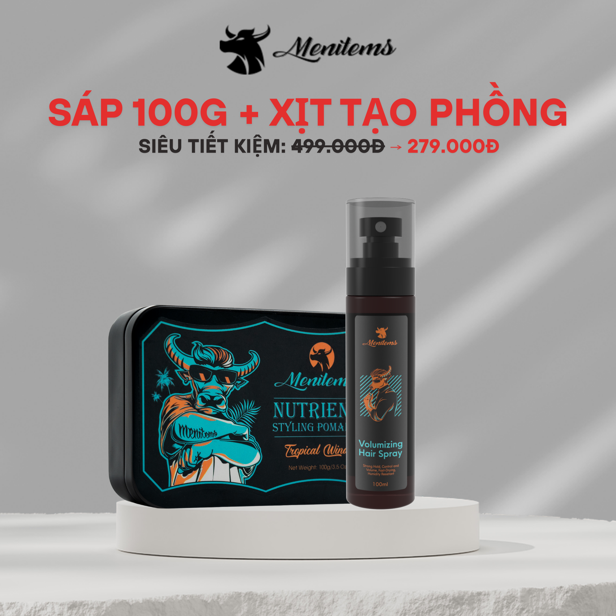 Sáp Vuốt Tóc Dưỡng Pomade - Tropical Wind