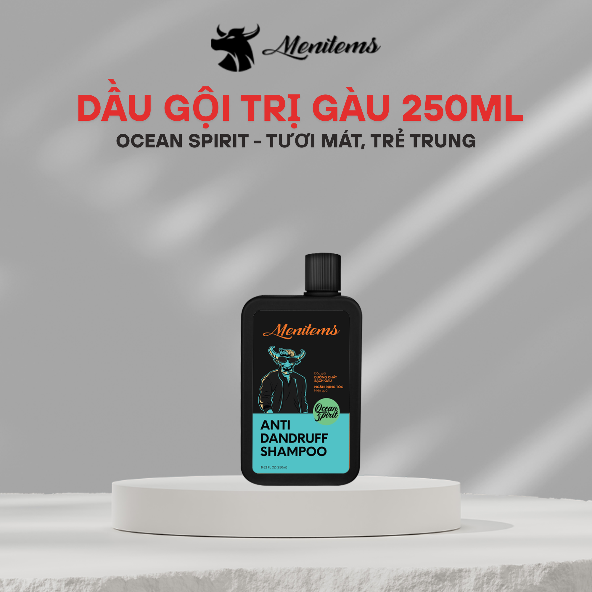 Dầu Gội Dưỡng Tóc Sạch Gàu Menitems (250/400ml)