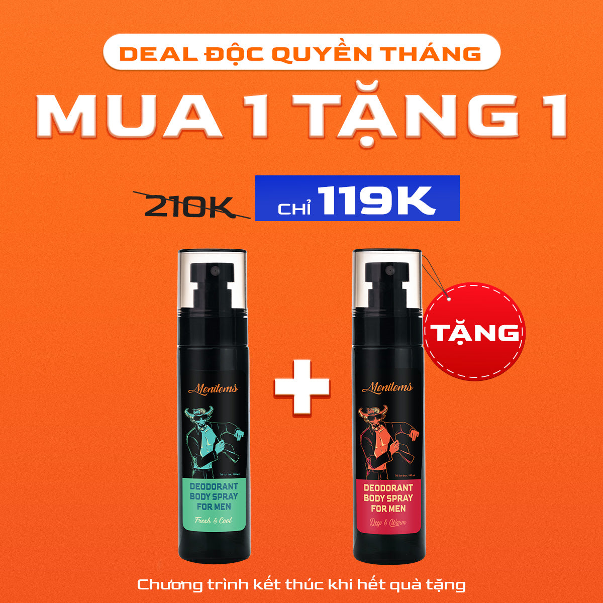 Xịt Khử Mùi Hương Nước Hoa Menitems