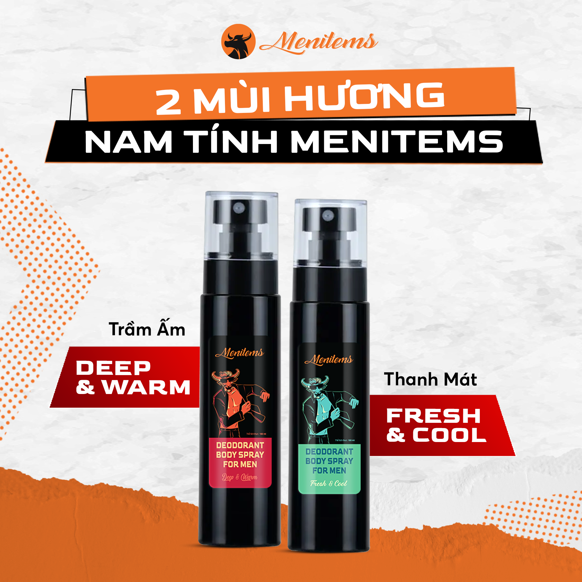 Xịt Khử Mùi Hương Nước Hoa Menitems