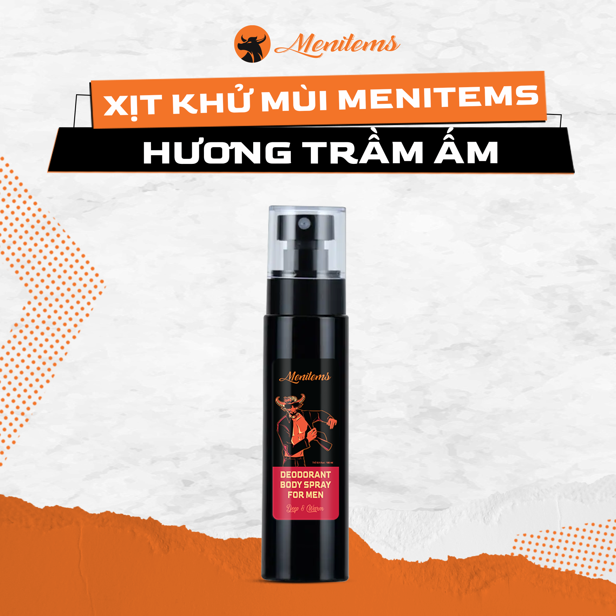 Xịt Khử Mùi Hương Nước Hoa Menitems