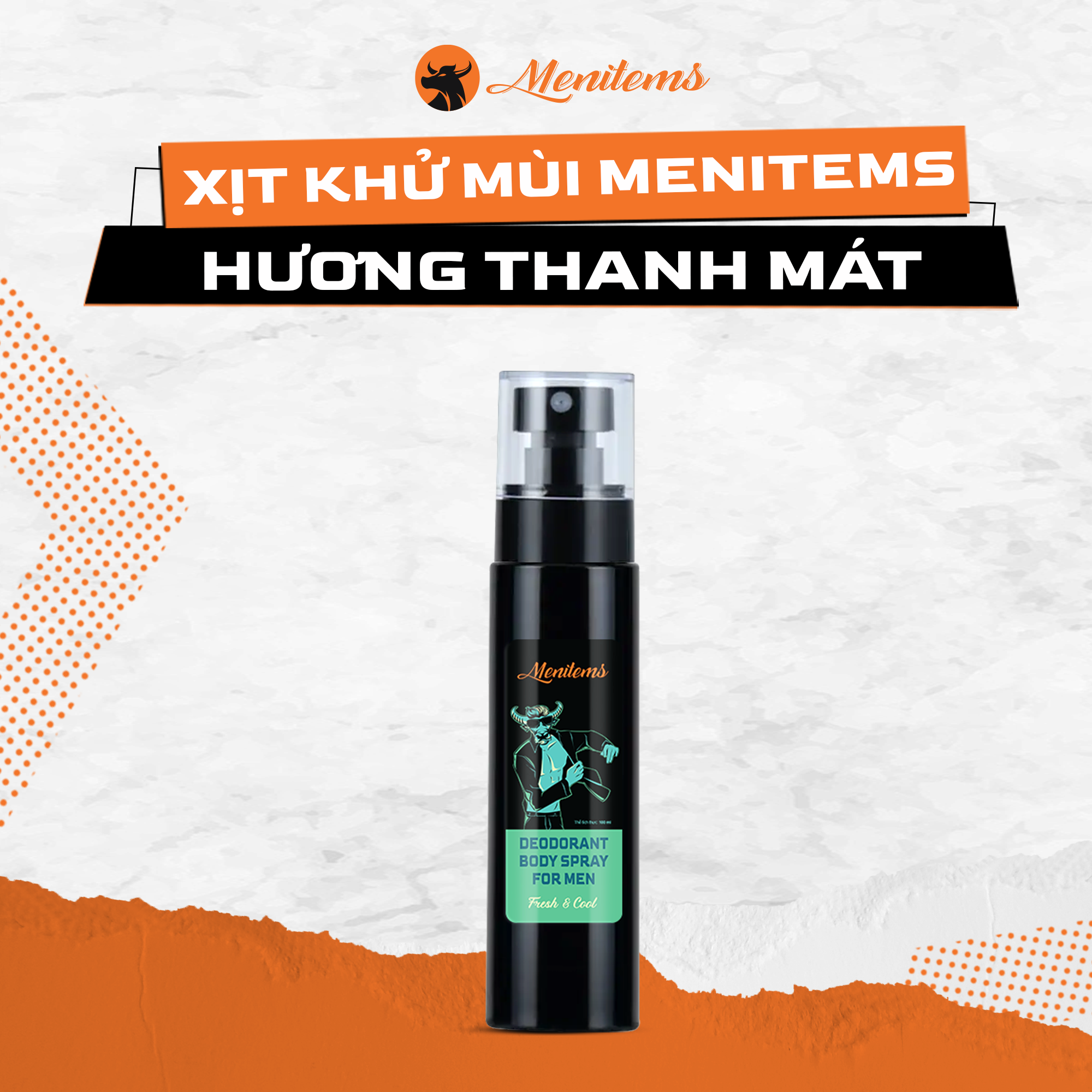 Xịt Khử Mùi Hương Nước Hoa Menitems