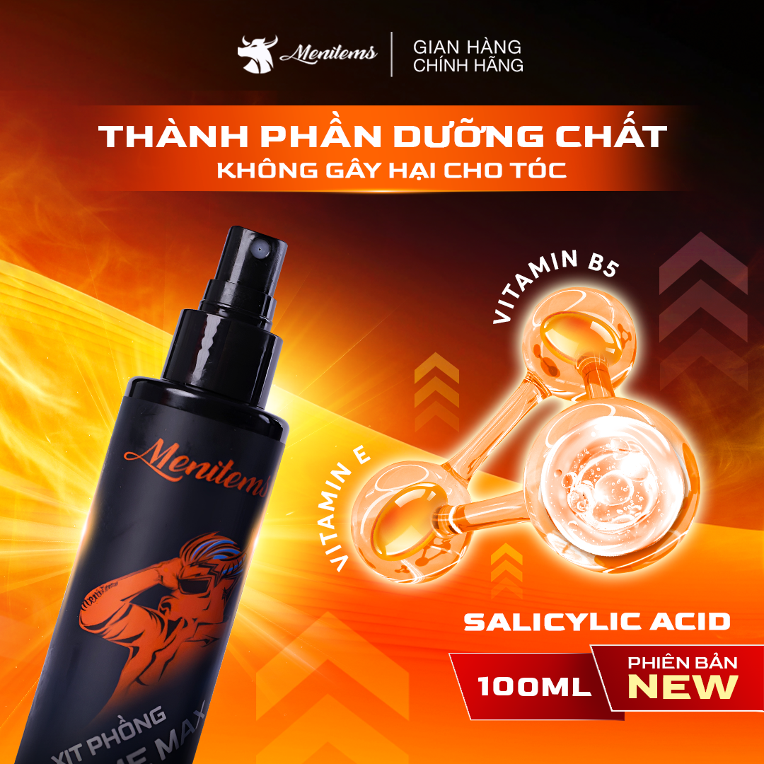 Xịt Phồng Tạo Kiểu Menitems