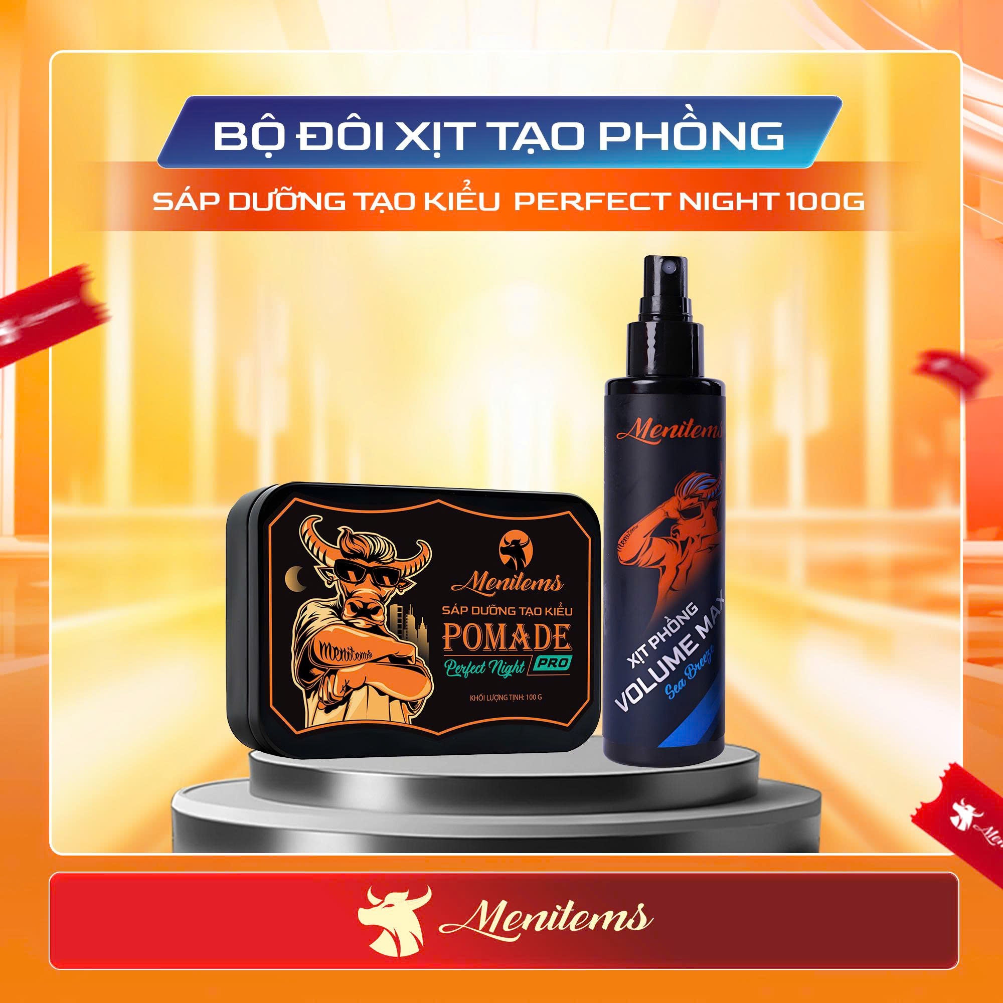 Xịt Phồng Tạo Kiểu Menitems