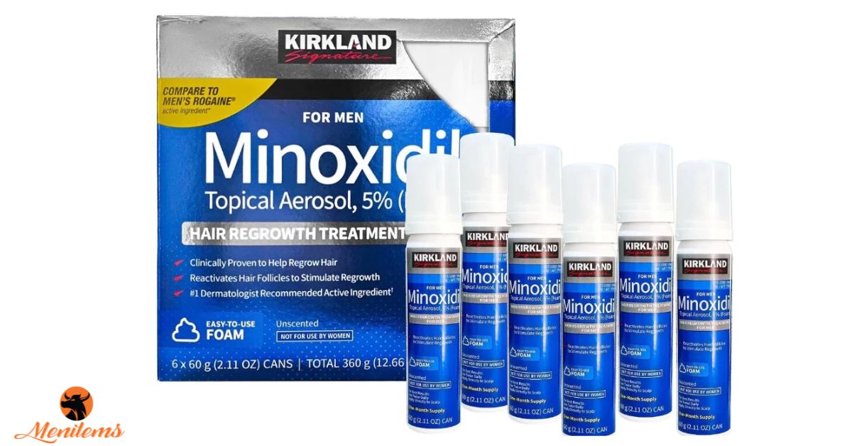 Kirkland Minoxidil Foam 5% – Giải Pháp Mọc Râu, Tóc Hiệu Quả Cho Nam Giới