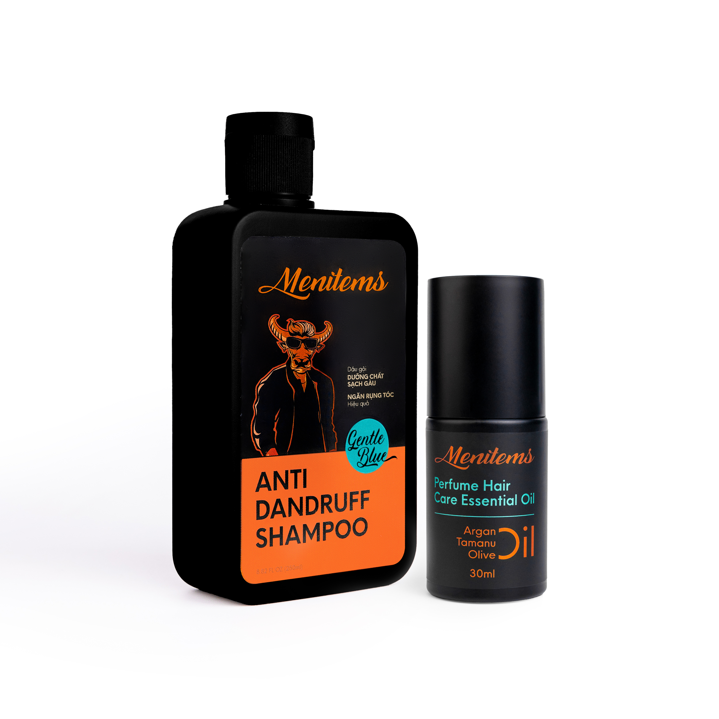 Combo Anti-dandruff Shampoo + Perfume Hair Care Essential Oil