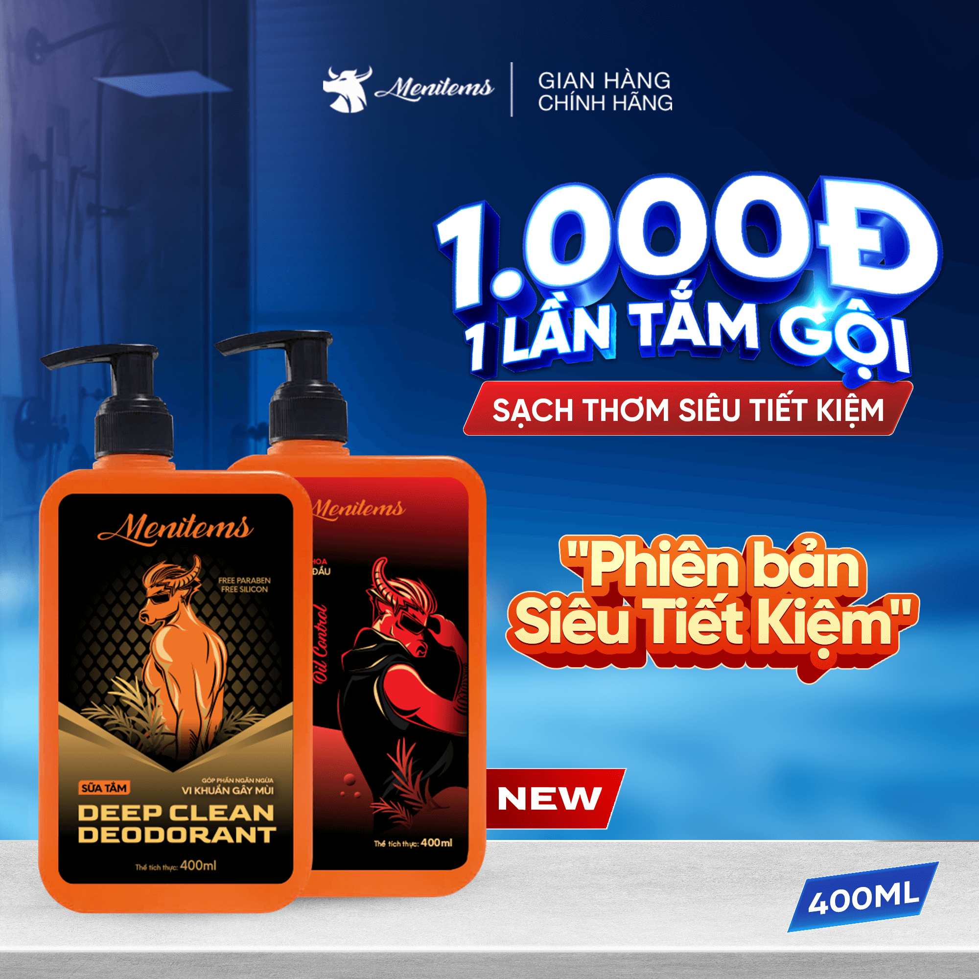 Dầu gội kiềm dầu Deep Clean Oil Control