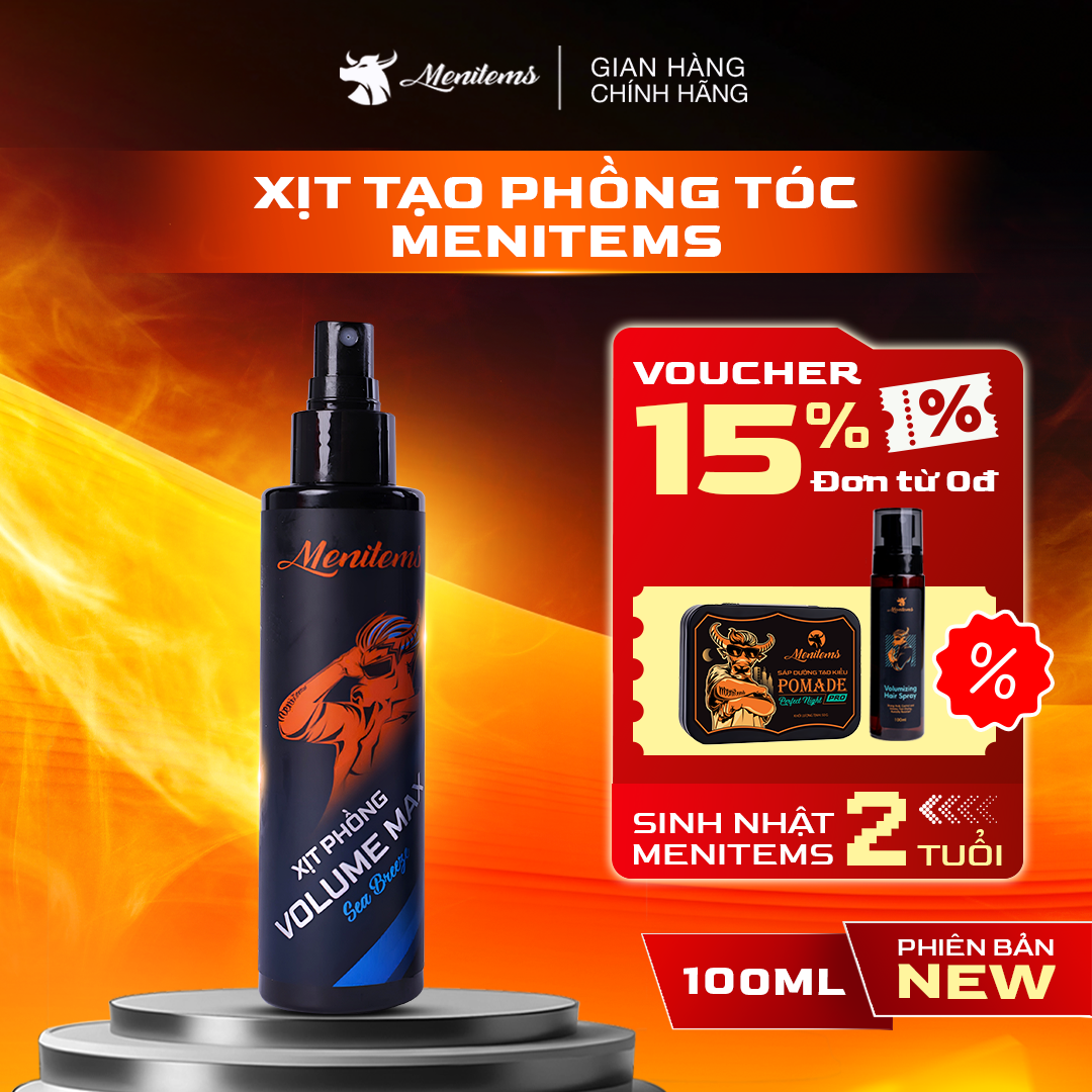 Xịt Phồng Tạo Kiểu Menitems