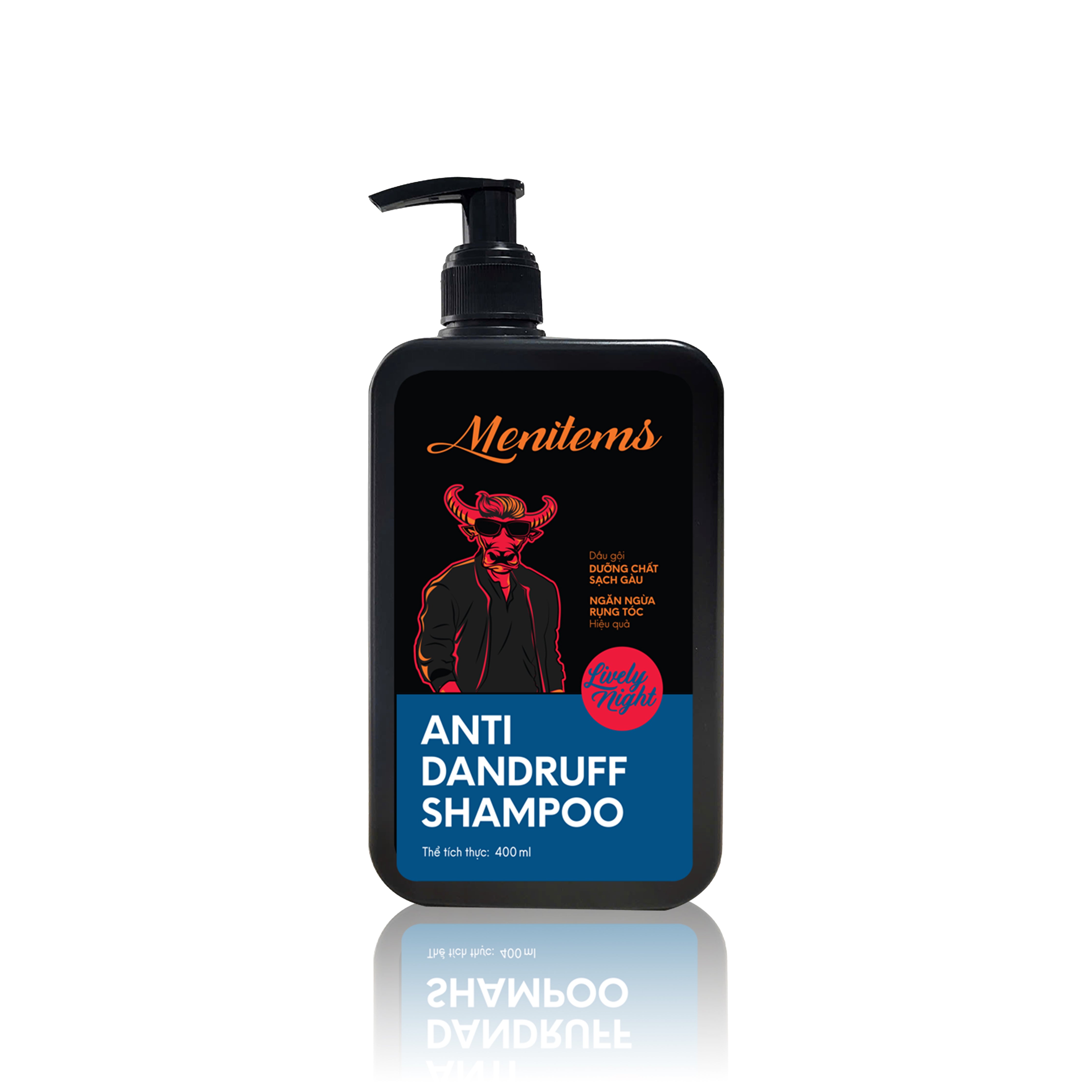 Menitems anti-dandruff shampoo 250ml 