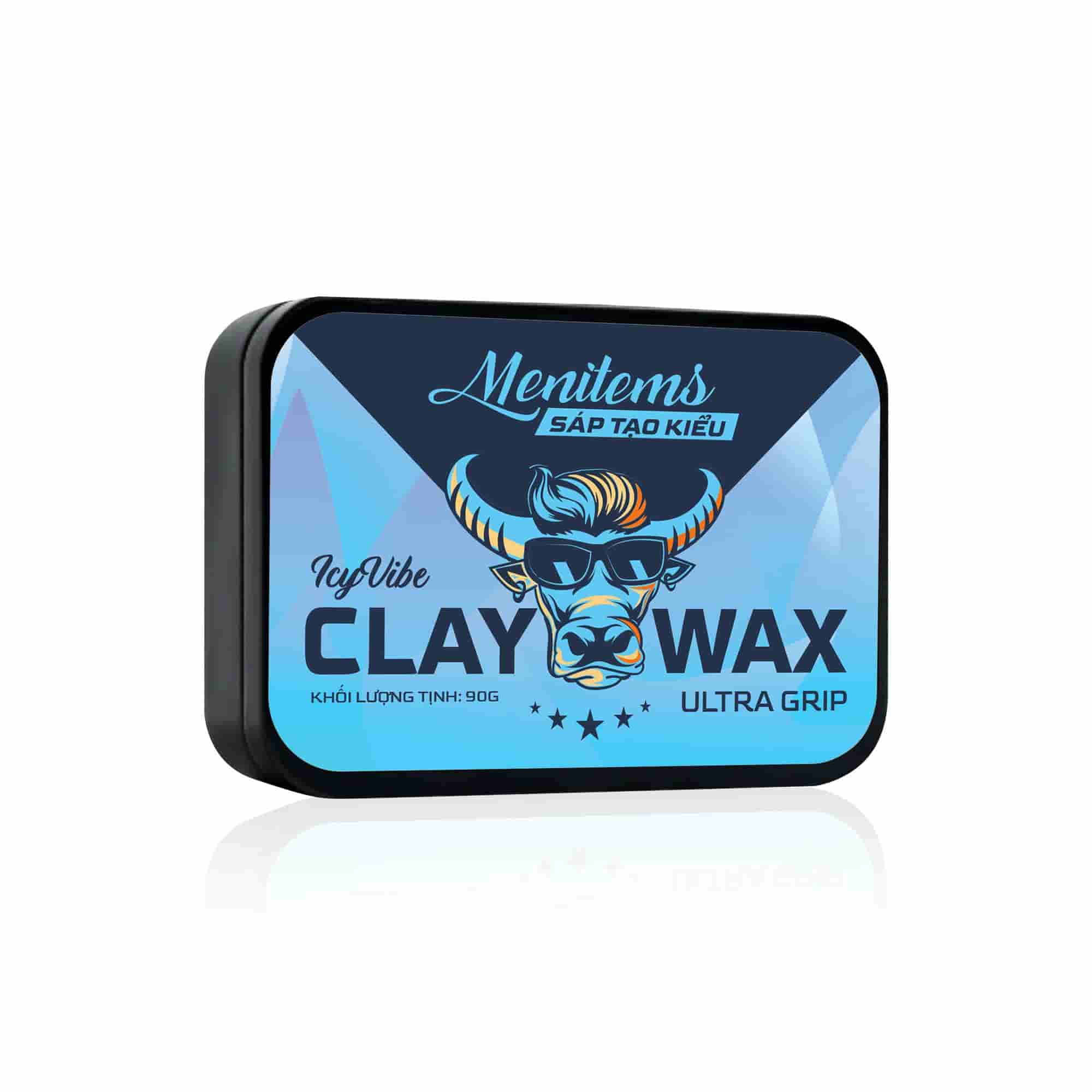 Sáp vuốt tóc nam Menitems Claywax 90g - Mua 1 Tặng 1