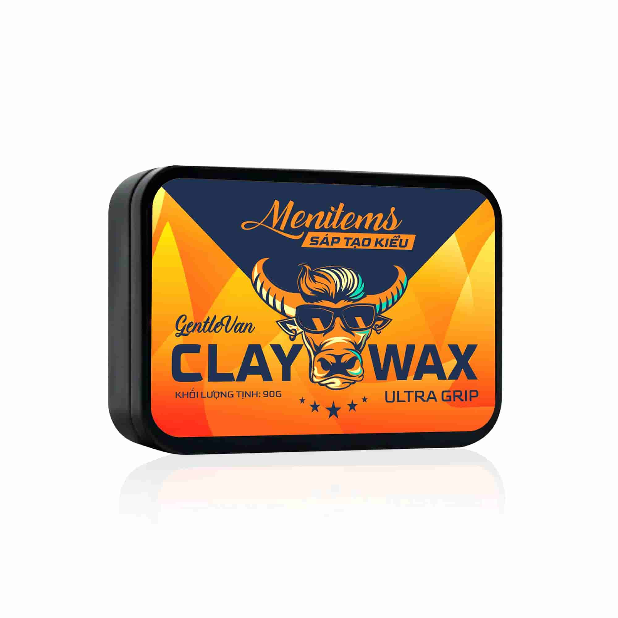 Sáp vuốt tóc nam Menitems Claywax 90g - Mua 1 Tặng 1