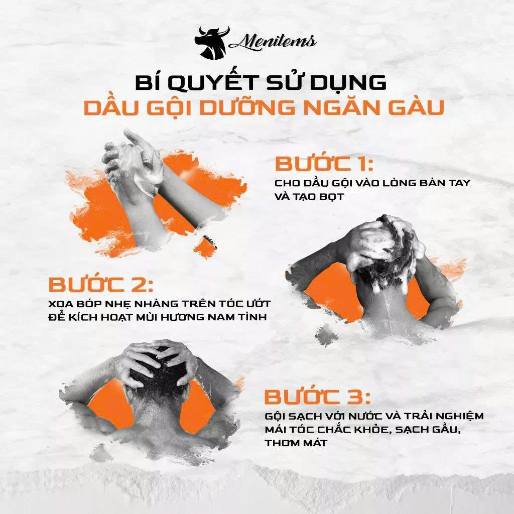 Dầu Gội Đầu Ngăn Gàu Menitems 650ml